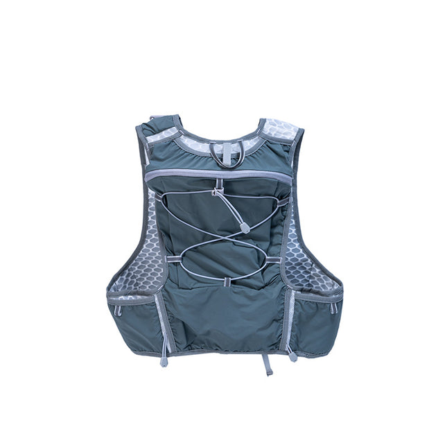 Blue Hydration Backpack for Trail Running, Marathon, and Cycling.