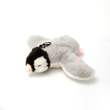Penguins Electric Flapping Plush Cat Toy with Sound - Realistic Self-Play Pet Toy.