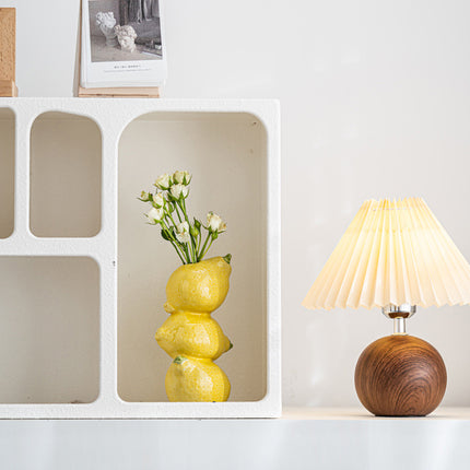 Lemon Nordic-Style Minimalist Fruit and Flower Vase - Modern Home Decor.