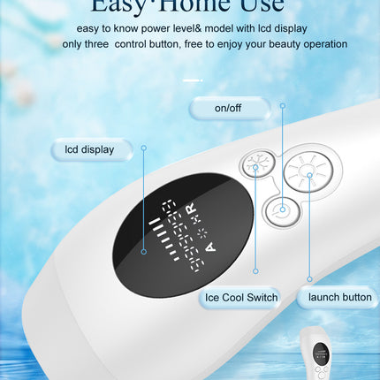 Green Light Spot Beauty Hair Removal Device - Smooth Skin Solution.