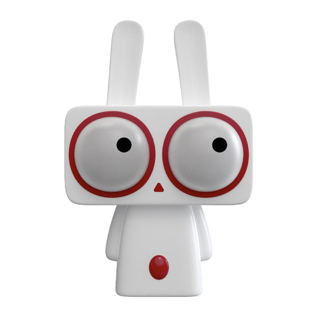 Round Eyes Cute Bobi Rabbit LED Night Light for Kids - USB Rechargeable.