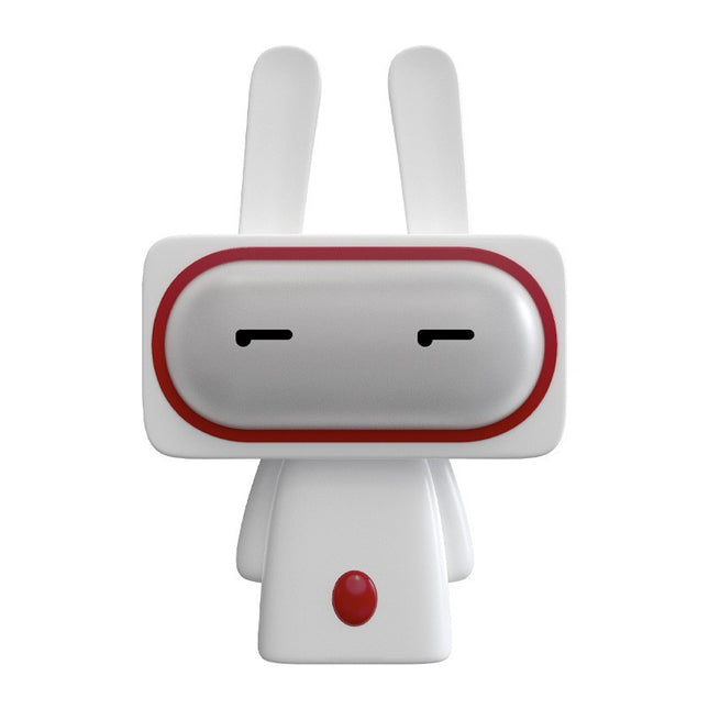 Squinting Cute Bobi Rabbit LED Night Light for Kids - USB Rechargeable.
