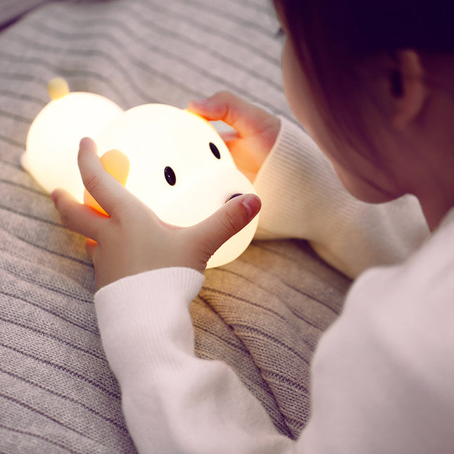 Dopey Dog Children's Silicone Night Light with Tap Control.