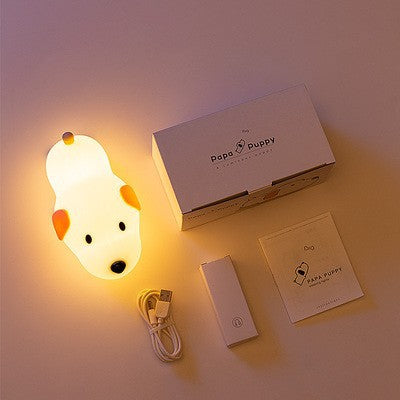 Dopey Dog Children's Silicone Night Light with Tap Control.
