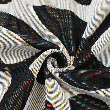 Black-white Vintage American Windline Blanket - Multi-Use Design.