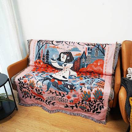 Gothic-Style Line Blanket - Multi-Use Design 160*220cm.