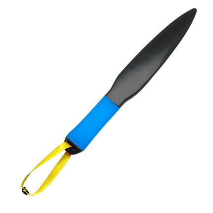 Blue Handle + Yellow Lanyard Heavy-Duty Dog Training Pry Stick for Large Breeds, 35 cm.