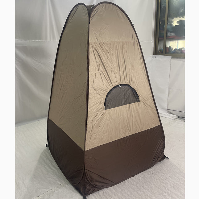 Portable Quick-Setup Camping Tent for Changing, Shower, and Toilet Use.