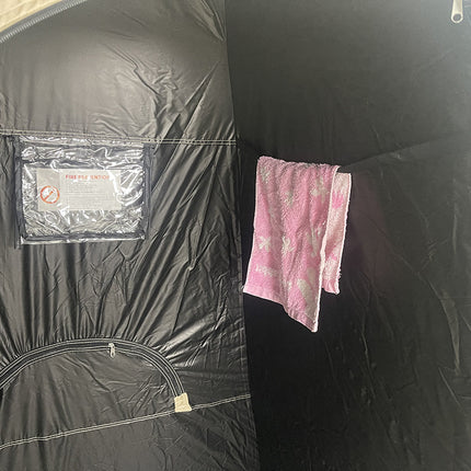 Portable Quick-Setup Camping Tent for Changing, Shower, and Toilet Use.