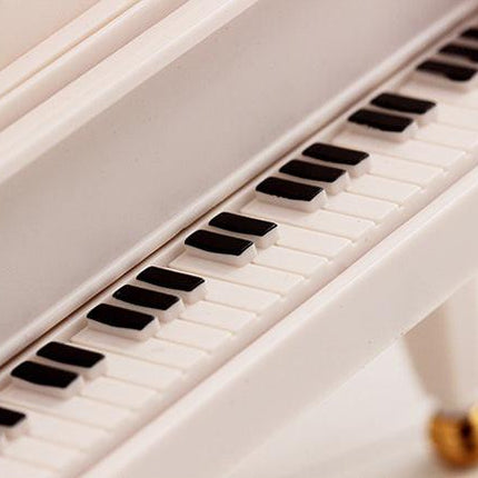 Classical Grand Piano Music Box with Dancing Ballerina(Dancing girl version - pink).