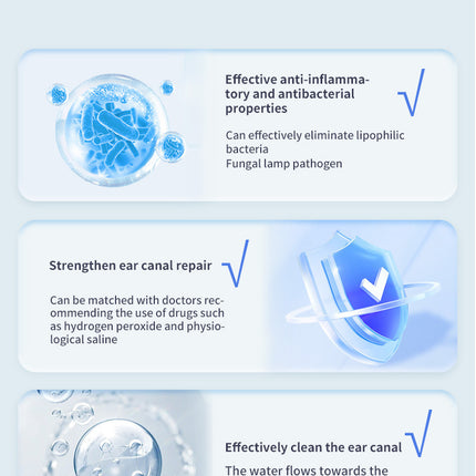 Automatic Electric Ear Wax Removal & Irrigation System - 5 Modes, USB-C, Hot Air Drying(white).
