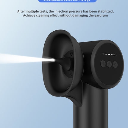 Automatic Electric Ear Wax Removal & Irrigation System - 5 Modes, USB-C, Hot Air Drying(white).