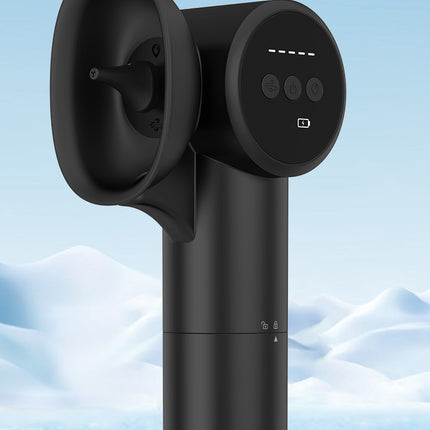 Automatic Electric Ear Wax Removal & Irrigation System - 5 Modes, USB-C, Hot Air Drying(black).