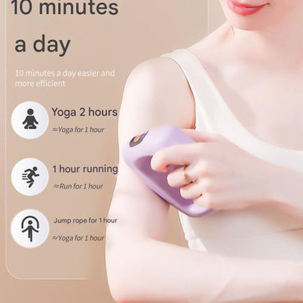 Portable Body Sculpting & Muscle Relaxation Massager with 8 Heads - 5 Speeds(blue).