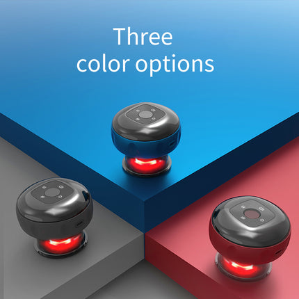 Smart Electric Cupping Therapy Massager - Adjustable Suction & Heat, Red Light Therapy, USB-C Rechargeable(Blue).