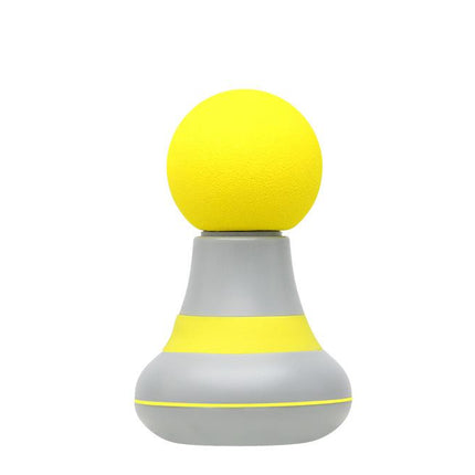 Mini Electric Fascia Massage Gun - Portable Deep Tissue Percussion Massager with Quiet Motor(Yellow).