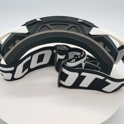 Performance Motocross & Off-Road Goggles - Increased Impact Protection with Lens Lock System(Orange frame transparent film).