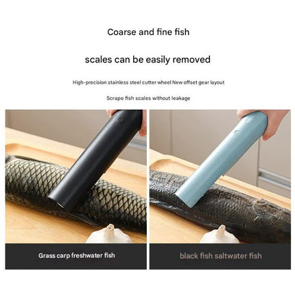 Electric Fish Scaler - Waterproof, Stainless Steel, Brushless Motor, Infinitely Variable Speed(pink).