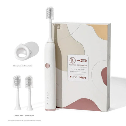 Advanced Sonic Electric Toothbrush - 8 Modes, Long Battery Life (300 Days Standby), Gentle & Effective Cleaning(Milk tea white).