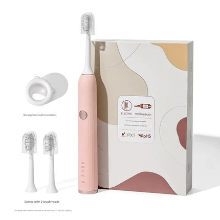 Advanced Sonic Electric Toothbrush - 8 Modes, Long Battery Life (300 Days Standby), Gentle & Effective Cleaning(Pink).