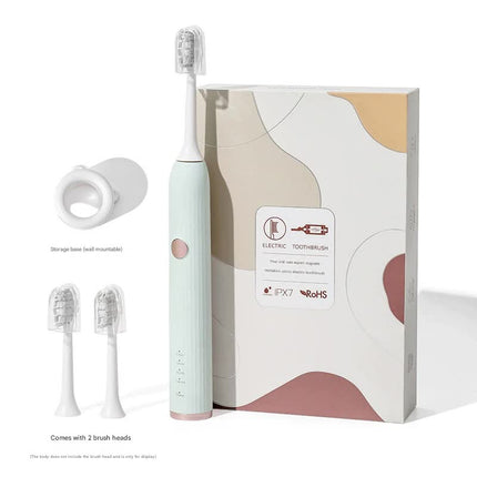 Advanced Sonic Electric Toothbrush - 8 Modes, Long Battery Life (300 Days Standby), Gentle & Effective Cleaning(Green).