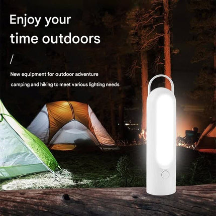 2-in-1 Portable LED Camping Lantern & Flashlight - USB Rechargeable, Dual Light Modes(Bear model green).