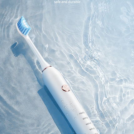 Professional Sonic Electric Toothbrush - 5 Modes, 40000 VPM, 180-Day Battery, IPX7 Waterproof with 4 Brush Heads(white).