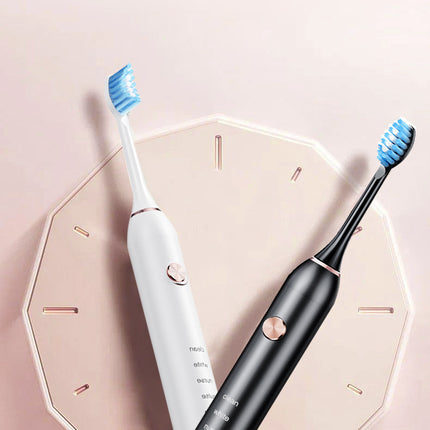 Professional Sonic Electric Toothbrush - 5 Modes, 40000 VPM, 180-Day Battery, IPX7 Waterproof with 4 Brush Heads(black).