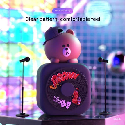 Car Air Freshener - CD Player Design with Spinning Record & Cute Character Topper(Yellow chick).