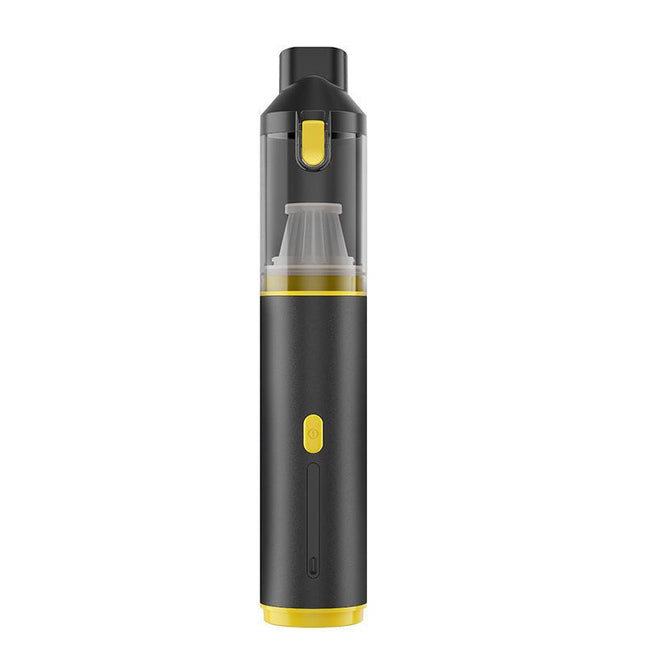 Portable Cordless Handheld Vacuum Cleaner - 16000Pa Suction, 3x2000mAh Battery, Multiple Attachments(Black and yellow).