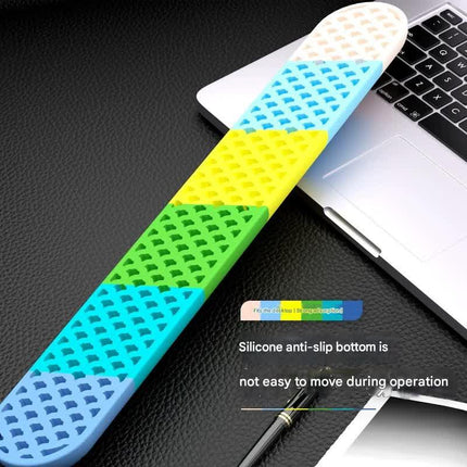 Ergonomic Keyboard & Mouse Wrist Rest Set - Soft Silicone, Non-Slip Base, Comfortable Support(purple).