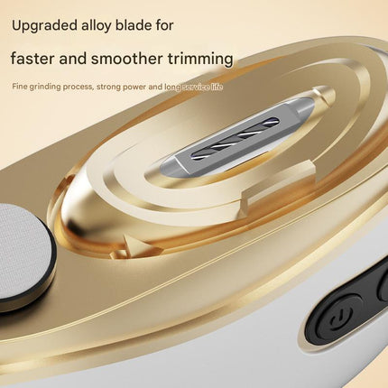 Electric Nail Clipper & Grinder - 2-in-1 Automatic Trimmer with 2 Speeds, Type-C Charging, Safe for All Ages(Orange).