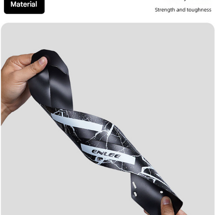Style D Black and Pink Lightweight Bicycle Rear Mudguard - Adjustable PP5 Fender for MTB, Road & Folding Bikes (NOT for V-Brakes).