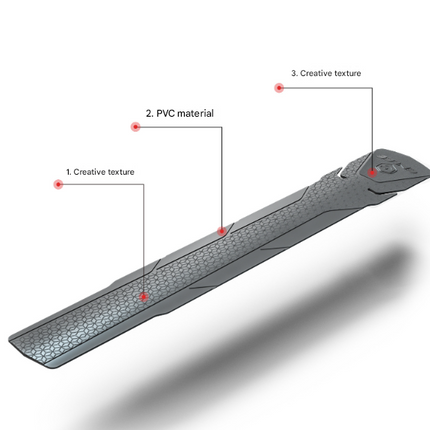 2 Pcs Grey Durable Bicycle Frame Down Tube Protector Sticker  - Anti-Scratch Guard for MTB & Road Bikes.