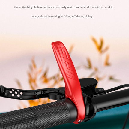 Black Ultralight Ergonomic Bike Bar Ends - High-Strength Composite Horn Grips (22.2mm).