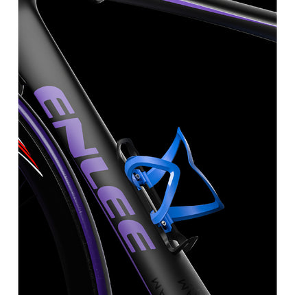 Blue Ultra Lightweight Road & Mountain Bike Water Bottle Cage - 39g Polycarbonate + Glass Fiber, Fits Most Bottles.