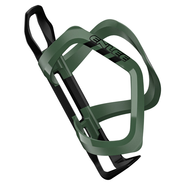 Green Ultra Lightweight Road & Mountain Bike Water Bottle Cage - 39g Polycarbonate + Glass Fiber, Fits Most Bottles.
