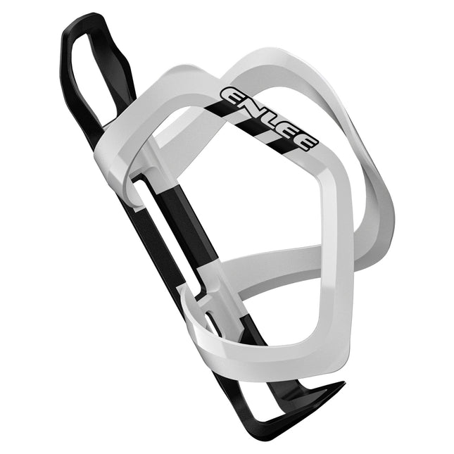 White Ultra Lightweight Road & Mountain Bike Water Bottle Cage - 39g Polycarbonate + Glass Fiber, Fits Most Bottles.