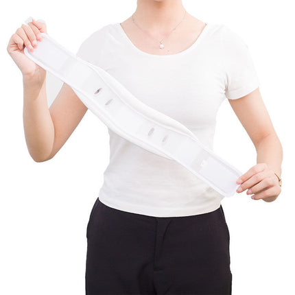 Size L White Adjustable Cervical Collar Neck Brace - Breathable Support for Pain Relief & Posture.