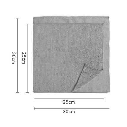 Black Premium All-Purpose Microfiber Cleaning Cloths (20-Pack) - Ultra Absorbent Grey Towels for Car, Kitchen & Home.
