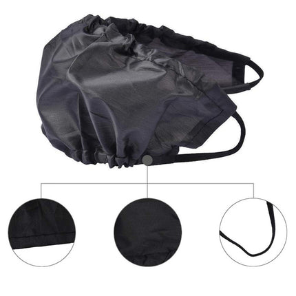 5 Pcs Black Men's Reusable Beard Guard Bib - Protective Beard Cover for Eating and Sleeping - Black Beard Bonnet Apron.
