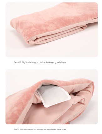 Black USB Electric Heated Scarf - Portable Puffer Neck Warmer with 3-Level Heat Control for Winter.
