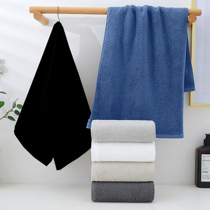 White Plush Cotton Hand Towel Set (4-Pack) - Ultra Soft, Absorbent & Quick-Drying Face Towels for Bathroom.
