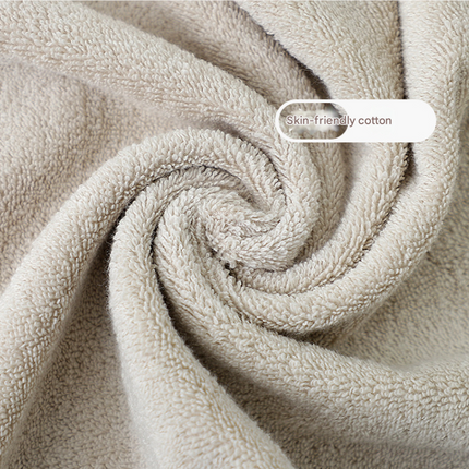 Light Grey Plush Cotton Hand Towel Set (4-Pack) - Ultra Soft, Absorbent & Quick-Drying Face Towels for Bathroom.