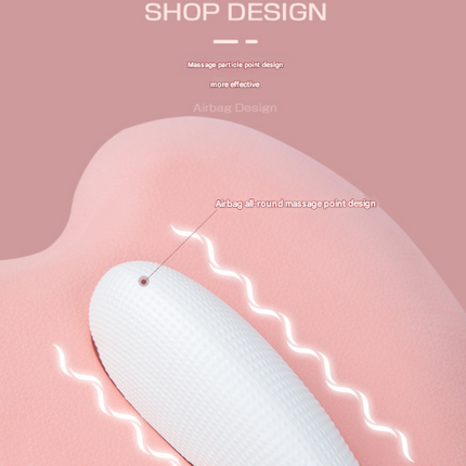 Pink Ergonomic Pelvic Floor Strengthener - Inner Thigh & Hip Trainer for Men and Women(Non-electric).