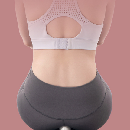 Pink Ergonomic Pelvic Floor Strengthener - Inner Thigh & Hip Trainer for Men and Women(Non-electric).
