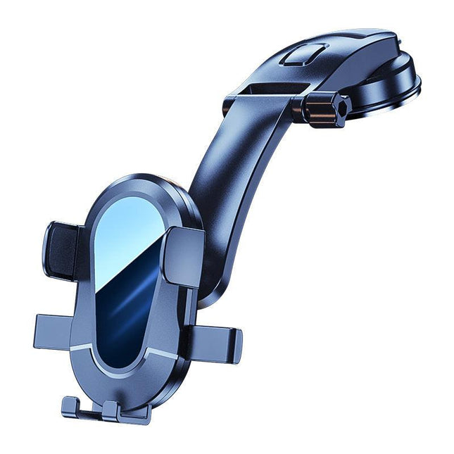 Black Universal Car Phone Mount Holder - 360° Rotation with Upgraded Suction Cup for Dashboard & Windscreen.