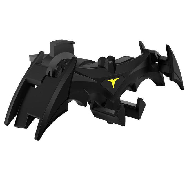 Black Creative Bat-Style Gravity Car Phone Mount - Secure Air Vent Holder with 360 Rotation.