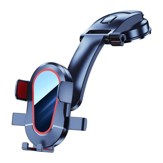 Red and Black Universal Car Phone Mount Holder - 360° Rotation with Upgraded Suction Cup for Dashboard & Windscreen.