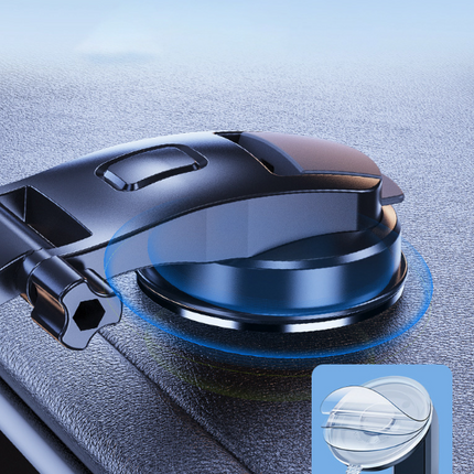 Red and Black Universal Car Phone Mount Holder - 360° Rotation with Upgraded Suction Cup for Dashboard & Windscreen.
